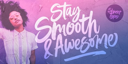 InstaLove Smooth Font Poster 2