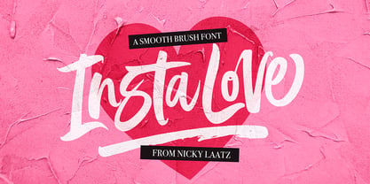 InstaLove Smooth Font Poster 1