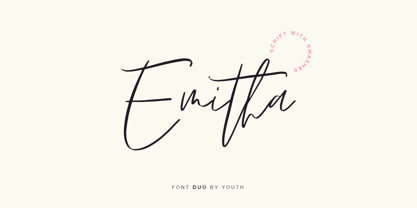 Emitha Font Poster 1