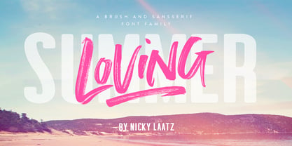 Summer Loving Font Poster 2