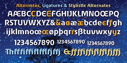 Starry Eyed Font Poster 3