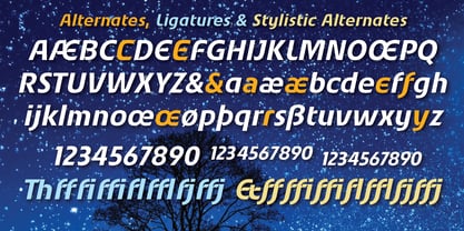 Starry Eyed Font Poster 4