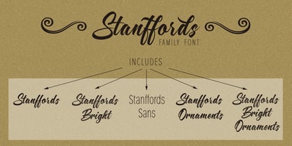Stanffords Font Poster 9
