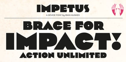 Impetus Font Poster 3
