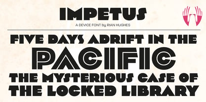 Impetus Font Poster 4