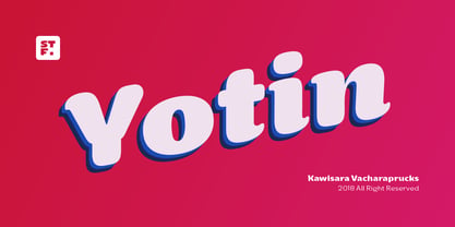 Yotin Font Poster 9