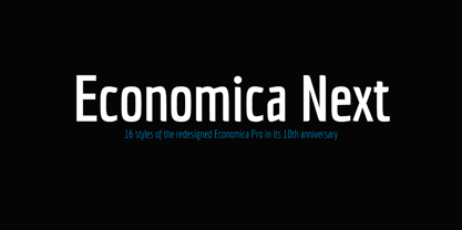 Economica Next Font Poster 1