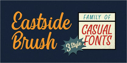 Eastside Brush Font Poster 10