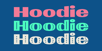 Hoodie Font Poster 2