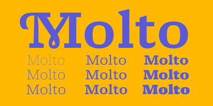 Molto Font Poster 10