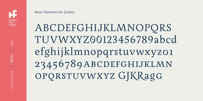 Milas Font Poster 11