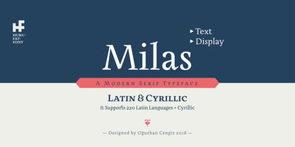 Milas Font Poster 1