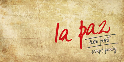 La Paz Font Poster 1