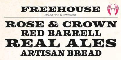 Freehouse Font Poster 6