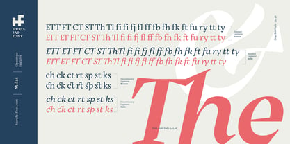 Milas Font Poster 13