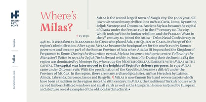 Milas Font Poster 8