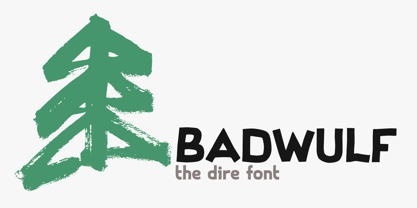 Badwulf Font Poster 5