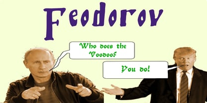 Feodorov Font Poster 1
