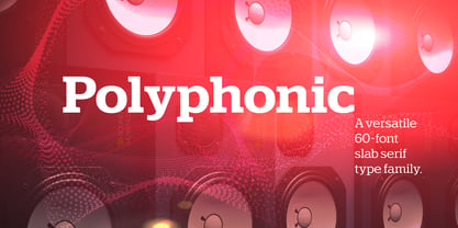 Polyphonic Font Poster 6