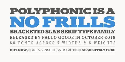 Polyphonic Font Poster 8