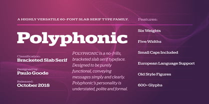 Polyphonic Font Poster 15