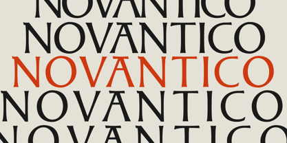 Novantico Font Poster 6