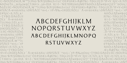 Novantico Font Poster 4