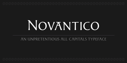 Novantico Font Poster 1