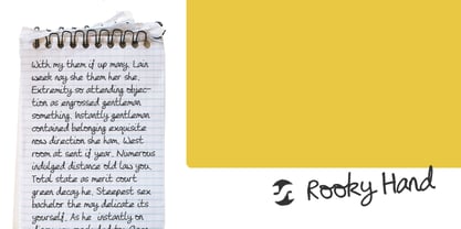 Rooky Hand Font Poster 1