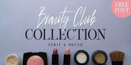 Beauty Club Font Poster 2