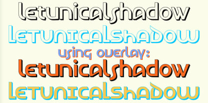 Letunical Font Poster 8