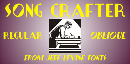 Song Crafter JNL Font Poster 1