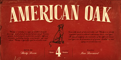 American Oak Font Poster 6