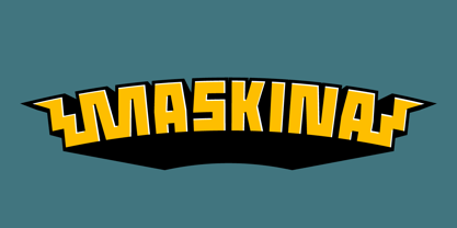 Maskina Font Poster 1