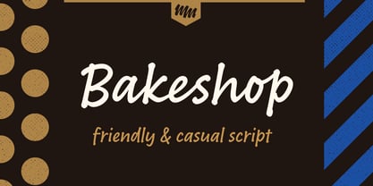 Bakeshop Font Poster 1