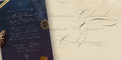 The Wedding Script Font Poster 3