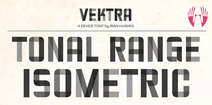 Vektra Font Poster 4