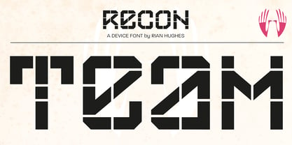 Recon Font Poster 1