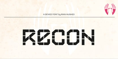 Recon Font Poster 4