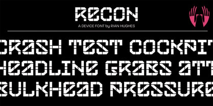 Recon Font Poster 5