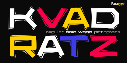 KvadratZ Font Poster 1