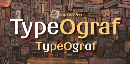 TypeOgraf Pro Font Poster 1
