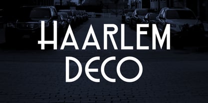 Haarlem Deco Font Poster 1