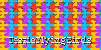 TessieFlyingBirds Font Poster 1