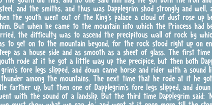 Dapplegrim Font Poster 4