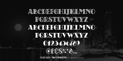 Chicago Moonshine Font Poster 3