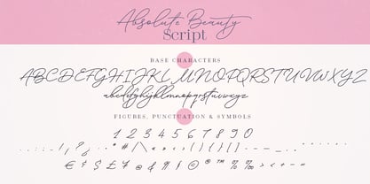 Absolute Beauty Font Poster 14