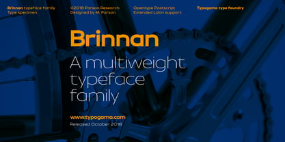 Brinnan Font Poster 1