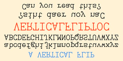 VerticalFlipTOC Font Poster 1