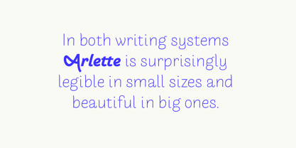 Arlette Font Poster 7